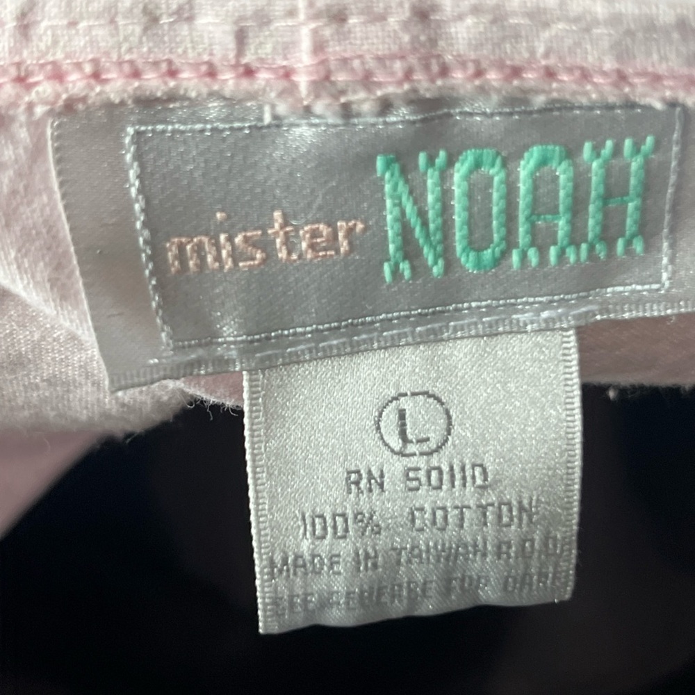 Vintage 1980s Mister Noah Women's Pink Floral Jumper Size L - Picture 9 of 10